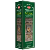 HEM Incense Square PRECIOUS MUSK 8 stick BOX of 25 Packets