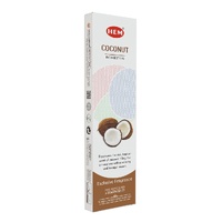 HEM Incense Tall COCONUT 25g Box of 12 Packets