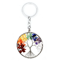 Handmade Key Chain TREE OF LIFE Chakra 50mm 