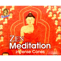 Kamini Incense Cones ZEN MEDITATION BOX of 12 Packets