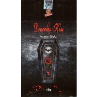 Kamini Incense Flat Pack DRACULA'S KISS 15g BOX of 12 Packets