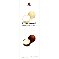Kamini Incense Hex COCONUT 20 stick BOX of 6 Packets