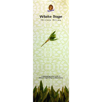 Kamini Incense Hex WHITE SAGE 20 stick BOX of 6 Packets