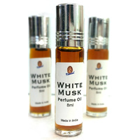 Kamini Perfume Oil WHITE MUSK 8ml BOX of 6 Bottles