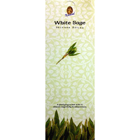 Kamini Incense Rectangular WHITE SAGE 40g BOX of 12