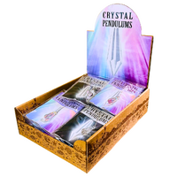 Crystal Quartz PENDULUM Full Display Box of 24