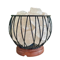 Crystal Cage CLEAR QUARTZ (A Grade) Lamp