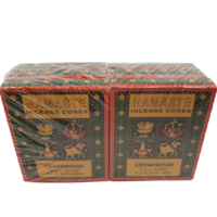 Namaste Natural Incense Cones CEDARWOOD Box of 6 Packets