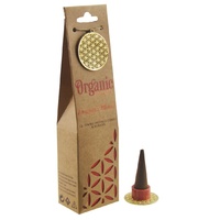 ORGANIC Goodness Incense Cones Dragon's Blood with Ceramic Holder