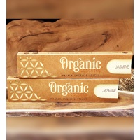 ORGANIC Goodness Masala Incense JASMINE 15g BOX of 12 Packets