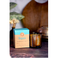 Organic Goodness Smudge Candle FRANKINCENSE & MYRRH 200g