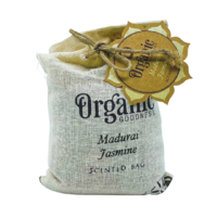 ORGANIC Goodness Scented Cotton Bag JASMINE MADURAI