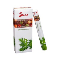 Siro Incense Hex CITRONELLA 20 stick BOX of 6 Packets