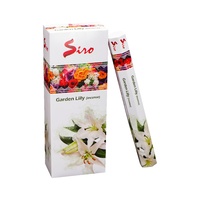 Siro Incense Hex GARDEN LILY 20 stick BOX of 6 Packets