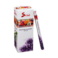 SIRO Incense HEAVENLY LAVENDER SQUARE Box of 25 8 stick packets