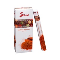 Siro Incense Hex INDIAN CINNAMON 20 stick BOX of 6 Packets