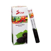 Siro Incense Hex MULBERRY BLAST 20 stick BOX of 6 Packets