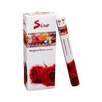 Siro Incense Hex MAGICAL ROSE 20 stick BOX of 6 Packets