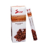 Siro Incense Hex SACRED MYRRH 20 stick BOX of 6 Packets