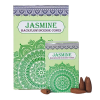Sacred Tree Cones Backflow JASMINE Box of 12 Packets