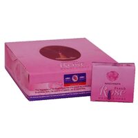 Satya Cones FRESH ROSE BOX of 12 Packets