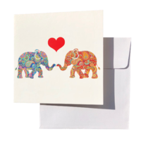 Triskele Arts Cards HEART ELEPHANT