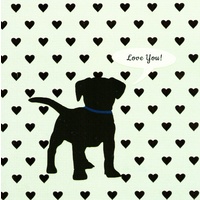 Triskele Arts Cards LOVE YOU PUPPY