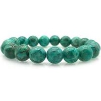 Crystal Bead Bracelet AFRICAN TURQUOISE 12mm Large