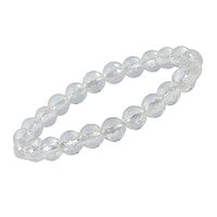 Crystal Bead Bracelet CRYSTAL QUART 6mm X Small