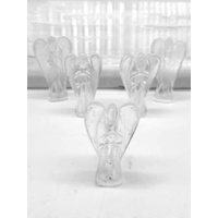 Carved Crystal Angel CLEAR QUARTZ Small