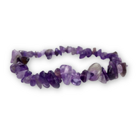 Crystal Chip Bracelet AMETHYST