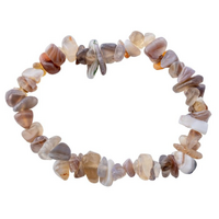 Crystal Chip Bracelet BOTSWANA AGATE