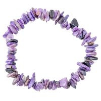 Crystal Chip Bracelet CHAROITE