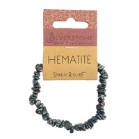 Crystal Chip Bracelet HEMATITE Eco Range