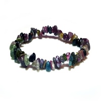 Crystal Chip Bracelet MULTI COLOURED TOURMALINE