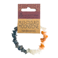 Crystal Chip Bracelet MOONSTONE MULTI Eco Range