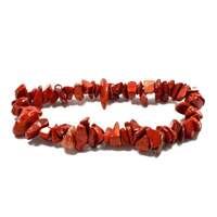 Crystal Chip Bracelet RED JASPER no tag