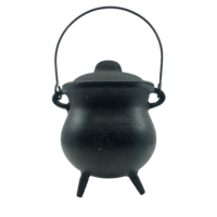 Cauldron w Lid Cast Iron PLAIN Jumbo 24cm