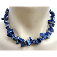 Crystal Chip Necklace SODALITE Chunky