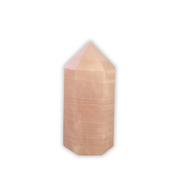 Crystal Carved Obelisk ROSE QUARTZ