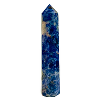 Crystal Carved Obelisk SODALITE