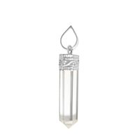 Crystal Pendant Cap Pencil CLEAR QUARTZ