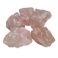 Raw Crystal Chunks ROSE QUARTZ 1kg Bag