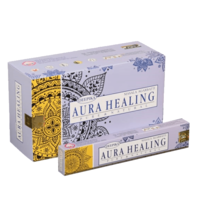 Deepika Incense Sticks AURA HEALING 15g BOX of 12 Packets