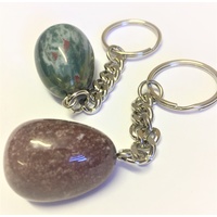 Key Ring MIXED AGATE nugget