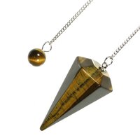 Gemstone Pendulum TIGER EYE GOLD