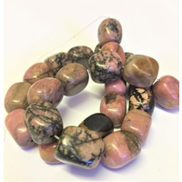 Gemstone Strand RHODONITE Large