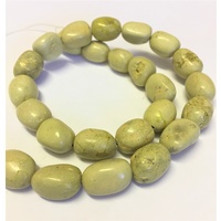 Gemstone Strand YELLOW HOWLITE Large