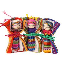 Guatemalan Worry Doll LARGE with Bag