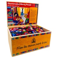 Guatemalan Worry Doll LARGE with Bag 100pc Display Box